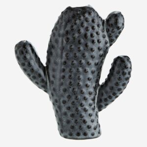 Vaza gri/negru din ceramica 15 cm Cactus Martin Madam Stoltz