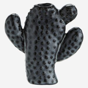 Vaza gri/negru din ceramica 12,5 cm Cactus Martin Madam Stoltz