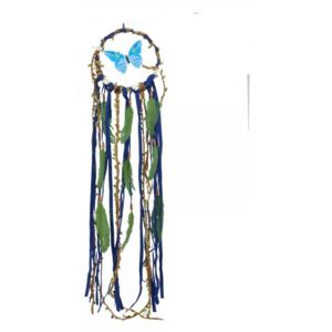 Dreamcatcher Vis cu fluture albastru 91 cm