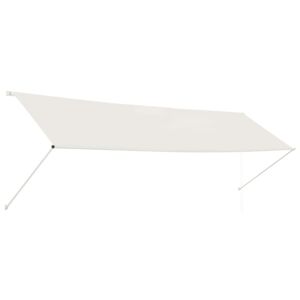 Copertină retractabilă, crem, 400 x 150 cm