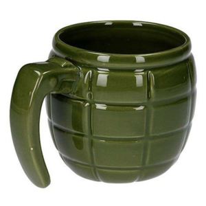 Cană în formă de grenadă Gift Republic, verde
