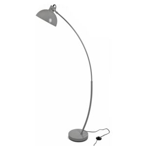 Lampadar gri din metal 142 cm Grey Floor Lamp Versa Home
