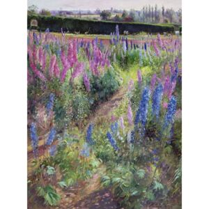 Delphiniums and Hoers, 1991 Reproducere, Timothy Easton