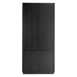 Dulap negru din lemn 220 cm Oakura Richmond Interiors