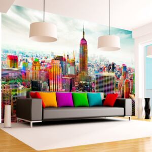 Fototapet - Colors of New York City 300x210 cm