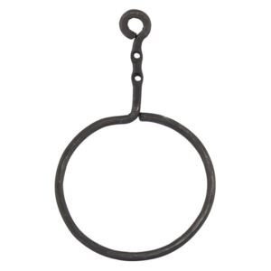 Suport inel pentru prosoape 16 cm fier gri inchis Industrial House Doctor