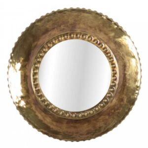 Oglinda rotunda maro din metal 32 cm Alba Objet Paris