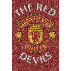 Manchester United - mosaic Poster, (61 x 91,5 cm)
