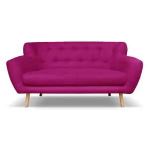 Canapea cu 2 locuri Cosmopolitan design London, roz închis