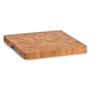 Tocator patrat maro din lemn 30x30 cm Tasteless Board Square Zeller