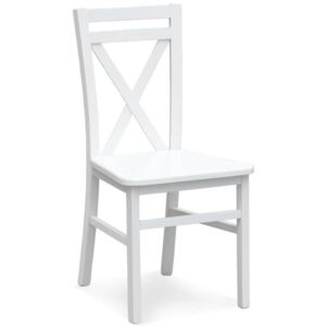 Scaun Houston 259, Alb, 90x45x49cm, 5.6 kg, Asamblate parțial, Lemn: Fag