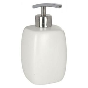 Dispenser alb/argintiu din ceramica 440 ml Faro Soap White Wenko