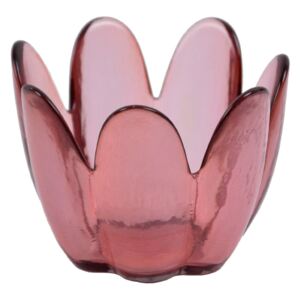 Bol din sticlă reciclată go Dekor Brotes, roz