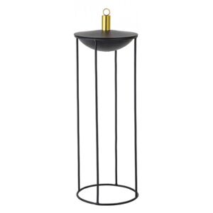 Lampa cu ulei neagra din fier si alama pentru exterior 57 cm Sivo Bloomingville