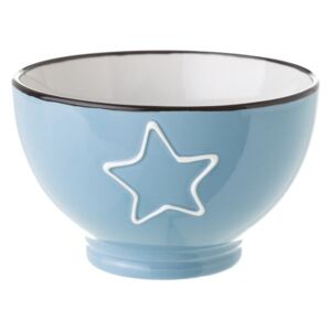 Bol din ceramică Unimasa Star, 580 ml, albastru