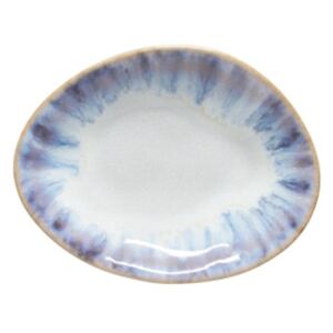 Farfurie adâncă din gresie ceramică Costa Nova Brisa, albastru - alb, ⌀ 15 cm