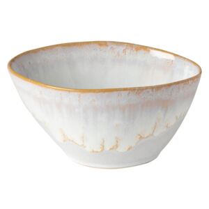 Bol din gresie ceramică Costa Nova Brisa, ⌀ 16 cm, alb - bej
