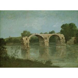 The Bridge at Ambrussum Reproducere, Gustave Courbet