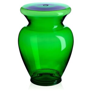 Masuta Kartell La Boheme 3 design Philippe Starck, 33cm, h 46cm, verde transparent