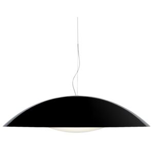 Suspensie Kartell Neutra, design Ferruccio Laviani, d 90cm, negru-alb mat
