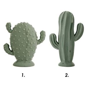 Decoratiune verde din ceramica 17 cm Cactus Bloomingville