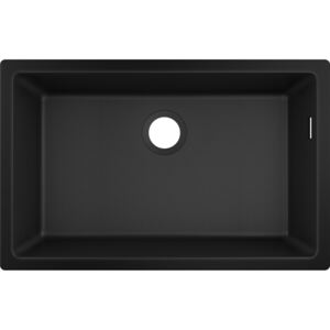 Chiuveta Hansgrohe S510-U660 SilicaTec 660, 45x71x19cm, montare sub blat, graphite black