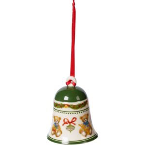 Decoratiune brad Villeroy & Boch My Christmas Tree Bell Teddies 7cm