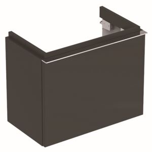 Dulap baza Geberit iCon 52cm cu un sertar, negru lava mat