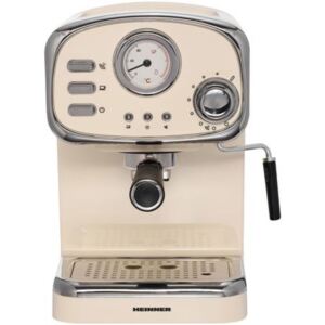 Espressor Heinner HEM-1100CR, 1100 W, 15 Bar, 1.25 L, Crem