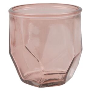 Vaza sticla reciclata STONE ROSE (cm) O 9X9