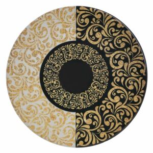 Arabesc Set 6 farfurii desert, Ceramica, Multicolor