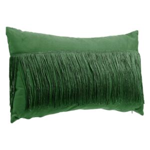Fringes Perna decorativa, Textil, Verde