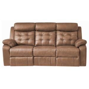 Canapea recliner cu 3 locuri UV43, Culoare: Maro