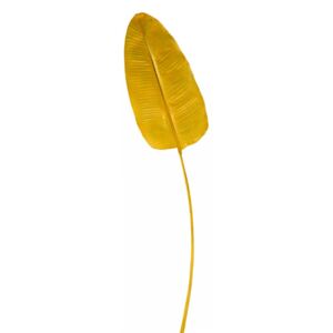 Decoratiune galbena din fier si plastic Banana Leaf Pols Potten