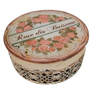 Cutie rotundă Antic Line Rose des Buissons