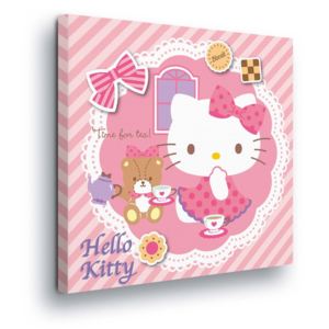 Tablou - Pink World Hello Kitty 80x80 cm
