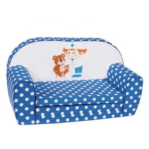 Canapea extensibila din burete pentru copii Teddy Doc