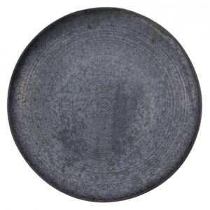 Farfurie intinsa maro/neagra din ceramica 36 cm Pion House Doctor
