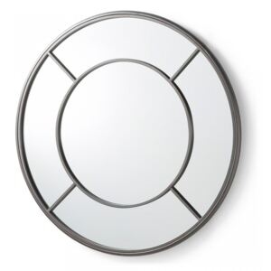 Oglinda rotunda din metal gri 82,5 cm Desmond La Forma