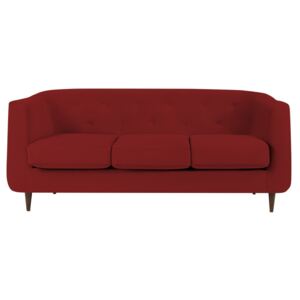 Canapea cu 3 locuri Kooko Home LOVE, roșu