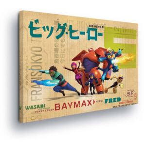 Tablou - Disney Big Hero 6 Baymax and Others 60x40 cm
