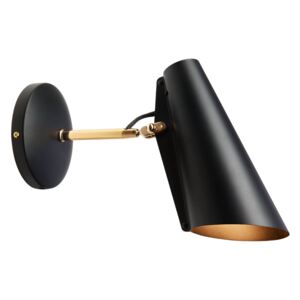 Aplica Northern - Birdy Wall Lamp short, black / brass