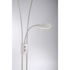 Lampadar Helia I, LED, metal/plastic, alb, 57 x 198 x 5.9 cm