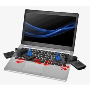 Cooler laptop Thermaltake Satellite 2-in-1 cooler cu boxe negru