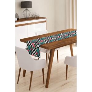 Napron din microfibră pentru masă Minimalist Cushion Covers Parrot Stripes, 45 x 145 cm
