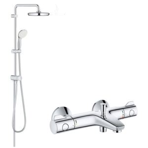 Sistem dus Grohe New Tempesta 210 +baterie cada termostat Grh 800
