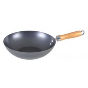 Tigaie wok din otel carbon, 30 cm