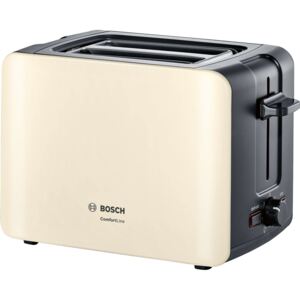 Prajitor de paine Bosch ComfortLine TAT6A117, 1090 W, compact, suport chifle, cream