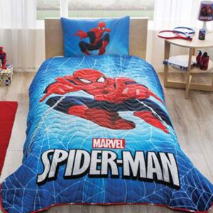 Cuvertura pat copii Spiderman 100% bumbac CVC01