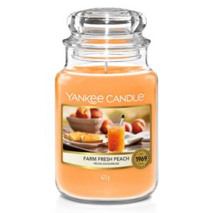 Yankee Candle parfumata lumanare Farm Fresh Peach Classic mare